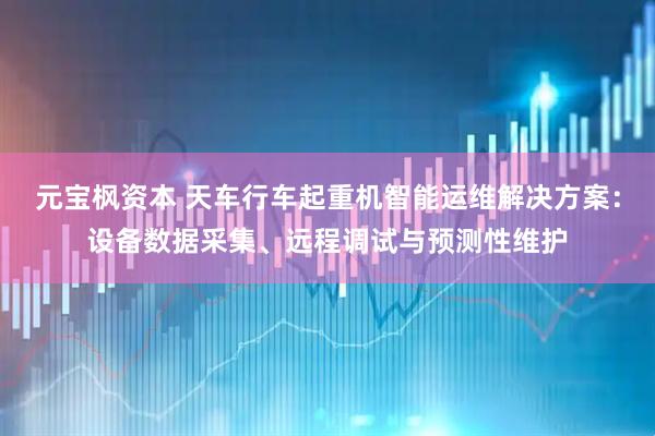 元宝枫资本 天车行车起重机智能运维解决方案：设备数据采集、远程调试与预测性维护